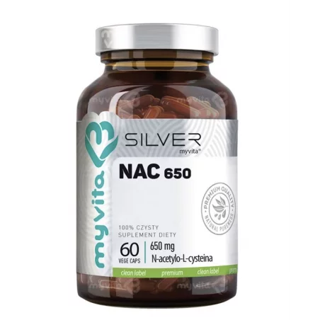 MyVita Silver NAC 650 mg - 60 kaps.