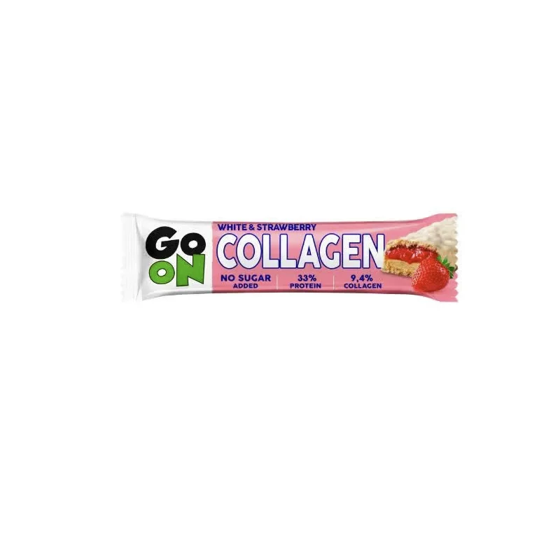 Go On Collagen Strawberry Bar 45g