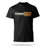 Koń-Dźwig - Koszulka Czarna - POWERLIFTER