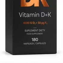 KFD Ultra Vitamin D+K - 180 kaps. olejowych (Witamina D3 4000 IU + K2-Menachinon 7)