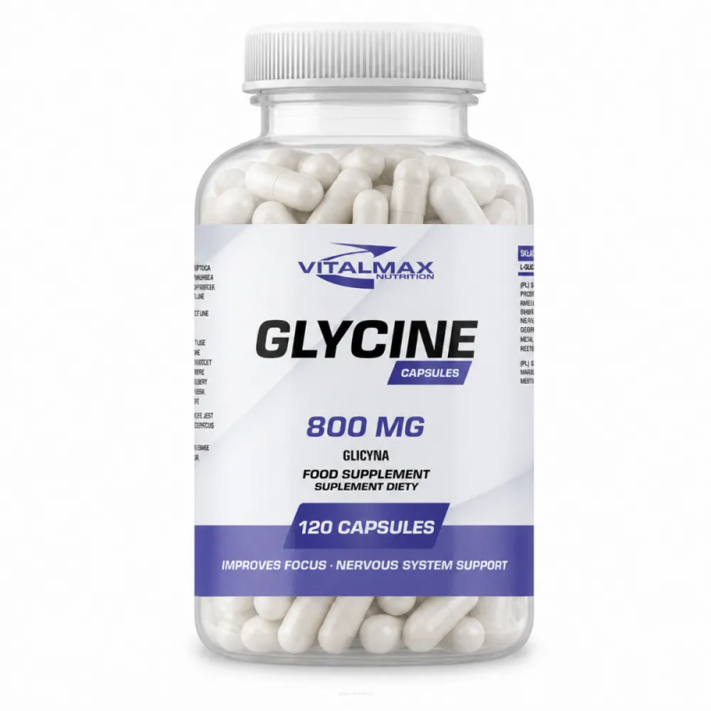 Vitalmax Glicyne 800mg - 120 kaps.