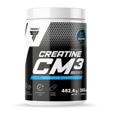 Trec Creatine CM3 - 360 kaps. (cytrynian kreatyny)