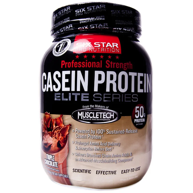 Six Star Casein Protein elite 608g Czekolada