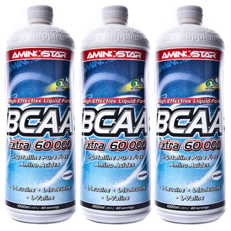 Aminostar BCAA Extra 60000 - 2500ml (1000ml+1000ml+500 ml za FREE)