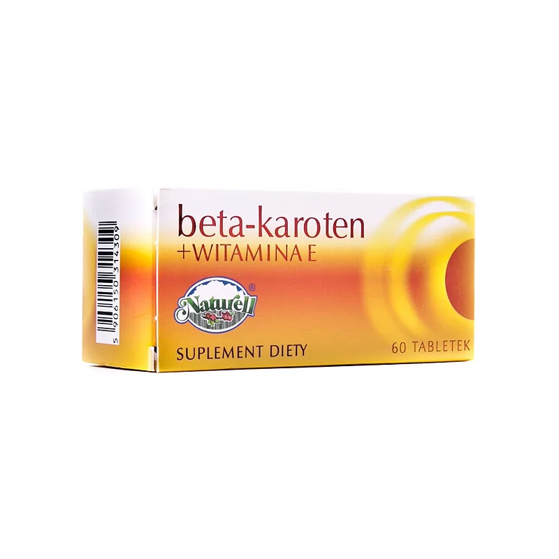 Naturell Beta-Karoten + witamina E 60 tab.