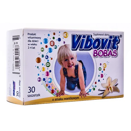 Vibovit Bobas 2g x 30 saszetek smak waniliowy
