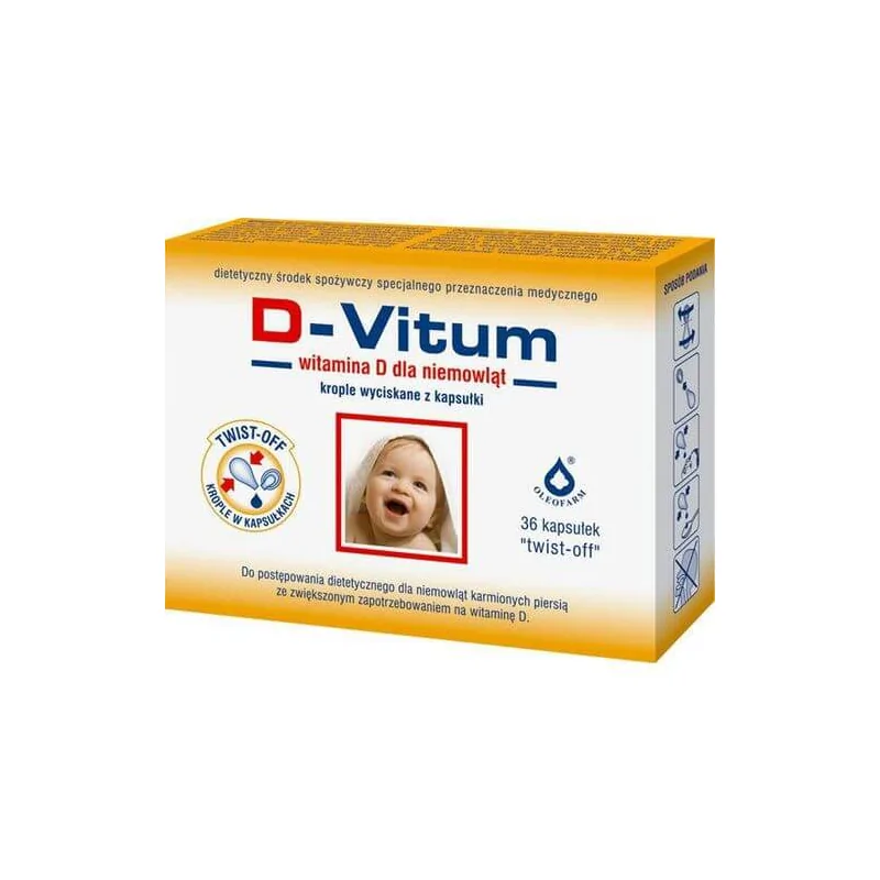 D-Vitum Witamina D 36 kapsułek twist-off
