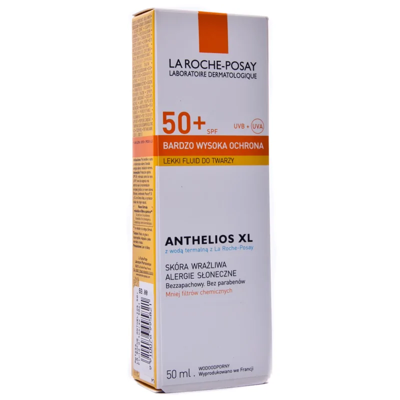 La Roche-Posay Anthelios XL 50+, lekki fluid do twarzy