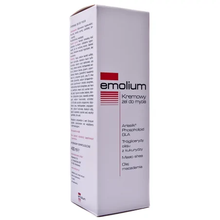 Emolium, kremowy żel do mycia ciała, 400ml