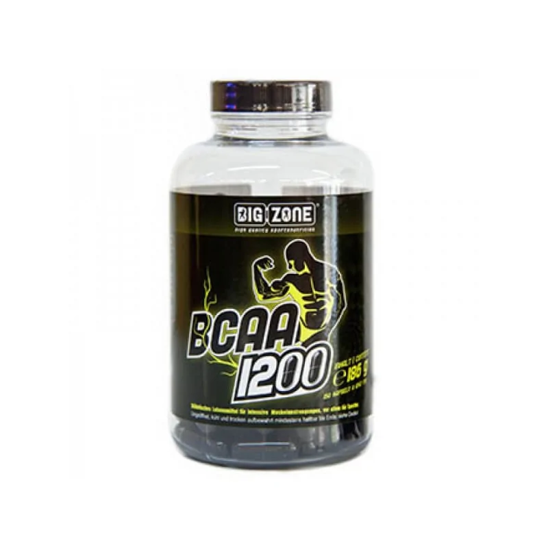 Big Zone Bcaa 1200 mg 150 kaps mocne bcaa