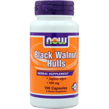 Now Black Walnut Hulls 100 kap.