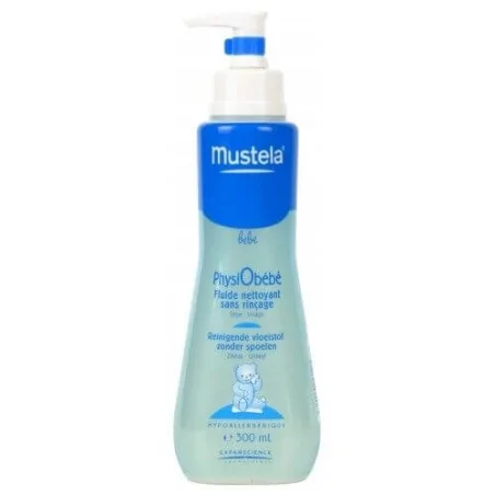 Mustela Bebe, płyn oczyszczający do twarzy i pośladków 300ml