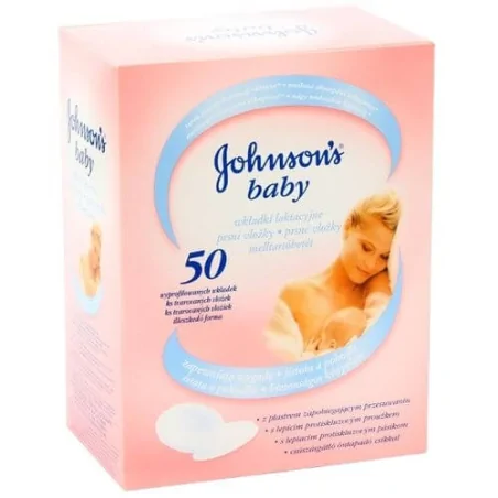 Johnson's Baby, wkładki laktacyjne, 50 sztuk