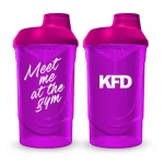 KFD Shaker PRO 600ml, różowy - Meet me at the Gym