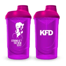 KFD Shaker PRO 600ml, różowy - Strong Sexy