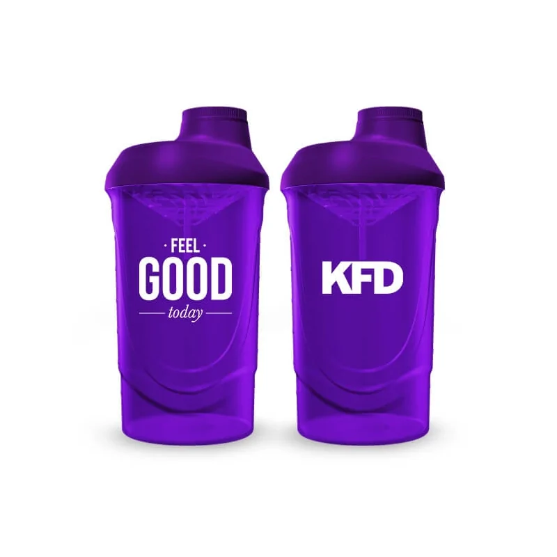 KFD Shaker PRO 600ml, fioletowy - Feel Good
