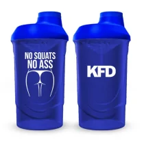KFD Shaker PRO 600ml, niebieski - No Squats