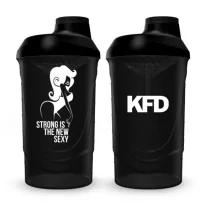 KFD Shaker PRO 600ml, czarny - Strong is the new sexy