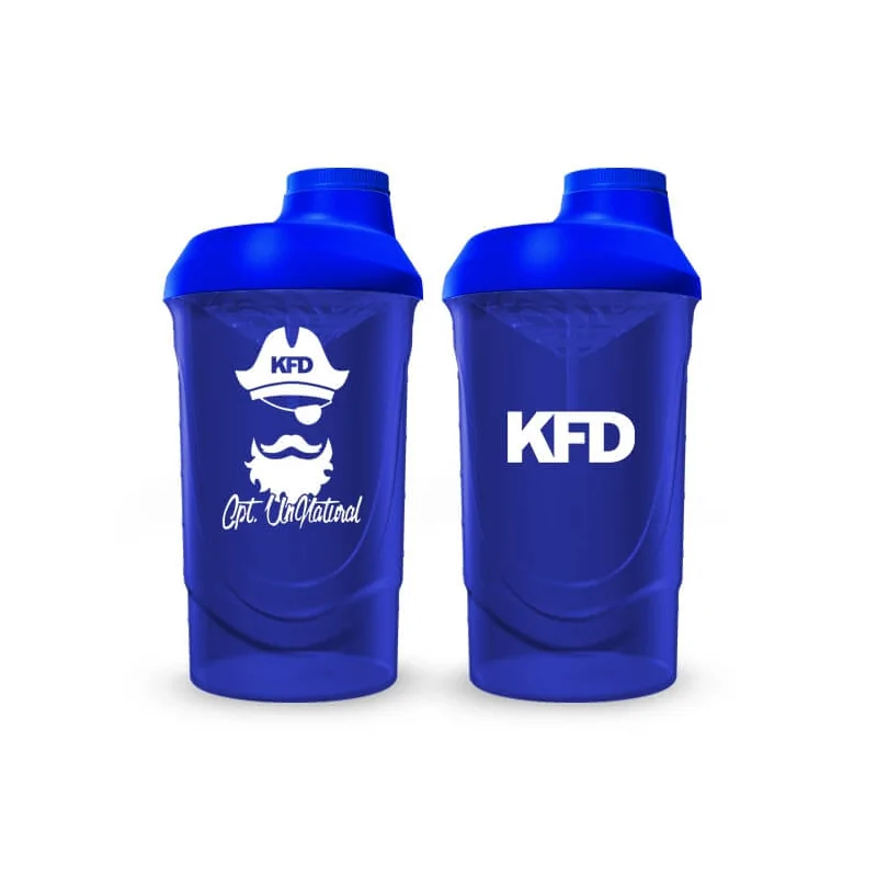KFD Shaker PRO 600ml, niebieski - Cpt. UnNatural