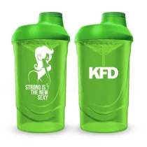 KFD Shaker PRO 600ml, zielony - Strong Sexy