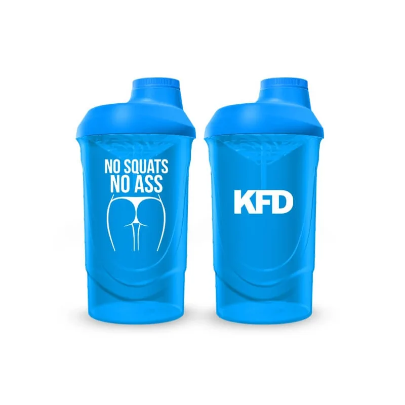 KFD Shaker PRO 600ml, turkusowy - No Squats