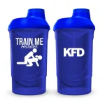 KFD Shaker PRO 600ml, niebieski - Train Me Harder