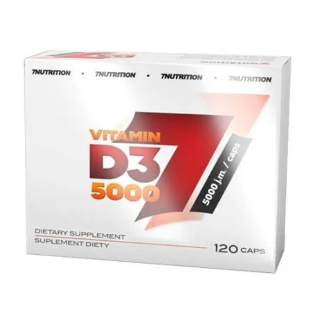 7Nutrition Vitamin D3 5000 120caps 7Nutrition Vitamin D3 5000 120caps