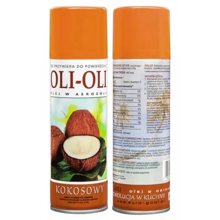Oli-Oli Brązowy olej kokosowy 170g