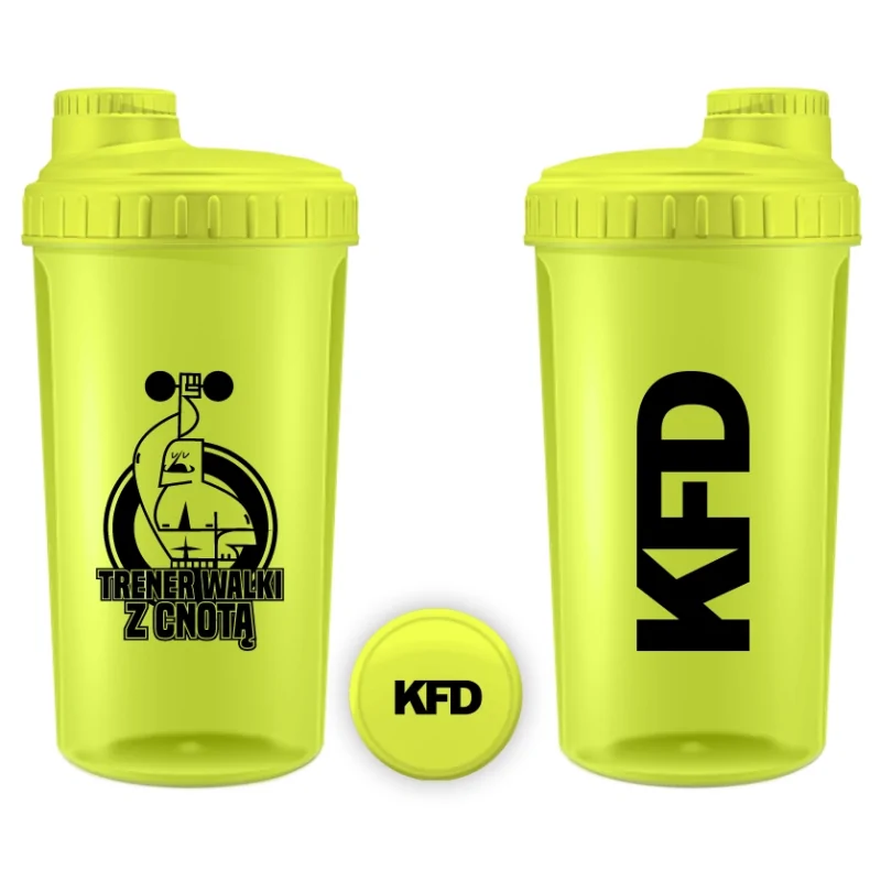 KFD Shaker 700ml, żółty – Trener