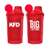 KFD Shaker PRO 600ml, czerwony - Get Big
