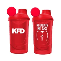 KFD Shaker PRO 600ml, czerwony - No Squats