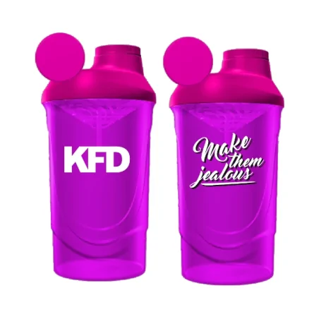 KFD Shaker PRO 600ml, różowy - Make Them Jealous