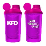KFD Shaker PRO 600ml, różowy - Make Yourself Proud