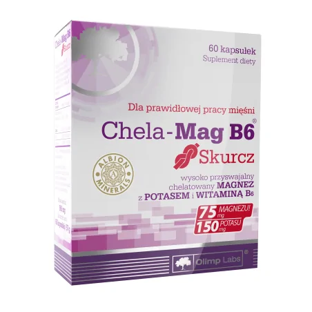 OLIMP Chela Mag B6 Skurcz - 60 kaps.