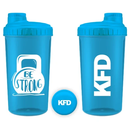 KFD Shaker 700 ml, niebieski - Be strong