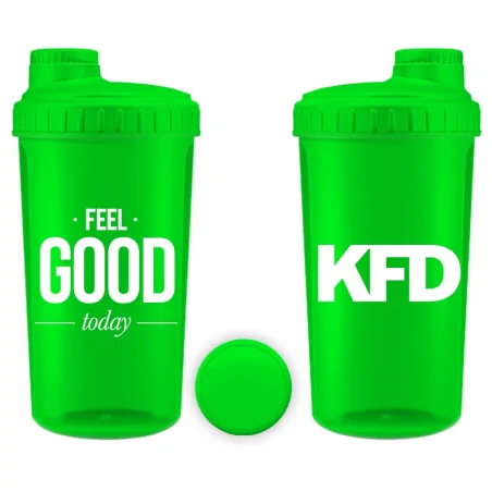 KFD Shaker PRO 600ml, zielony - Feel Good