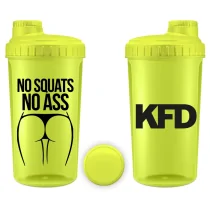 KFD Shaker PRO 600ml, żółty - No Squats