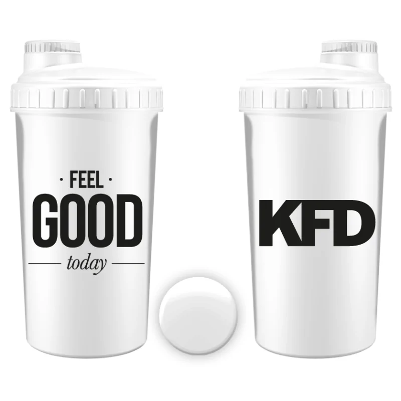 KFD Shaker PRO 600ml, czarny - Feel Good