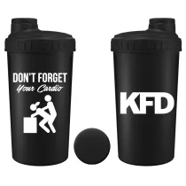 KFD Shaker PRO 600ml, czarny - Don't forget