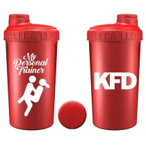 KFD Shaker PRO 600ml, czerwony - Personal Trainer