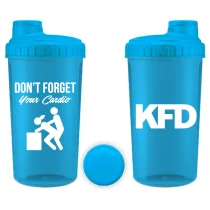 KFD Shaker PRO 600ml, turkusowy - Dont Forget Your Cardio