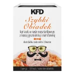 KFD Szybki obiadek - kurczak w sosie musztardowym z kaszą jęczmienną i marchewką - 300 g