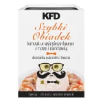 KFD Szybki obiadek – kurczak w sosie pieczarkowym z ryżem i marchewką - 300 g