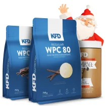 2xKFD Regular WPC - 750 g + KFD Masło Arachidowe Smooth