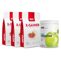3xKFD X-Gainer + KFD Premium Creatine 500 g
