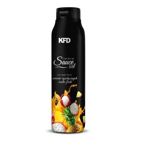 KFD Premium Sauce XXL – owoce egzotyczne - 800 g (Gęsty sos)