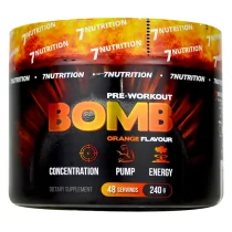 7 Nutrition BOMB Pre-Workout 240g - Pomarańczowy