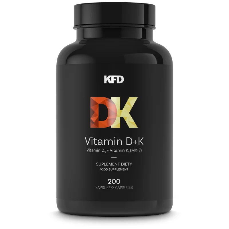 19 Zł Kfd Vitamin D3k2 Mk 7 Z Natto 200 Kapsułek