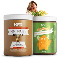 KFD Masło Orzechowe z arachidów smooth + KFD Masło słonecznikowe