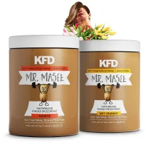 2xKFD Masło Orzechowe z Arachidów Smooth + Crunchy!